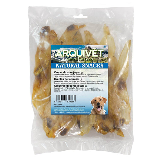 Orejas de conejo (Bolsa 250 g) - premios para perros - Arquivet
