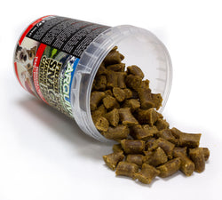 Semi-moist beef snacks