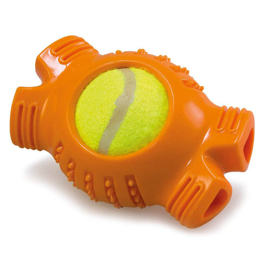 Hueso naranja con pelota de tenis - Arquivet