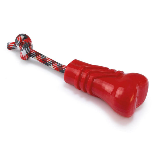 Hueso rojo con sonido y cuerda - Arquivet