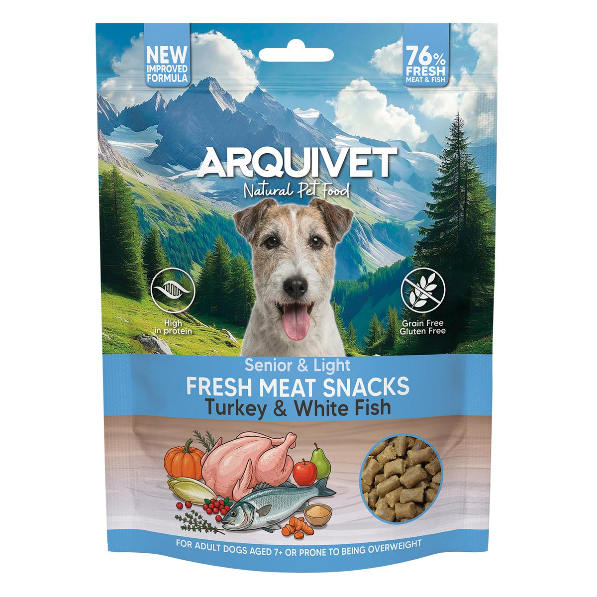 Fresh Meat Snacks - Senior & Light - Pavo y pescado blanco
