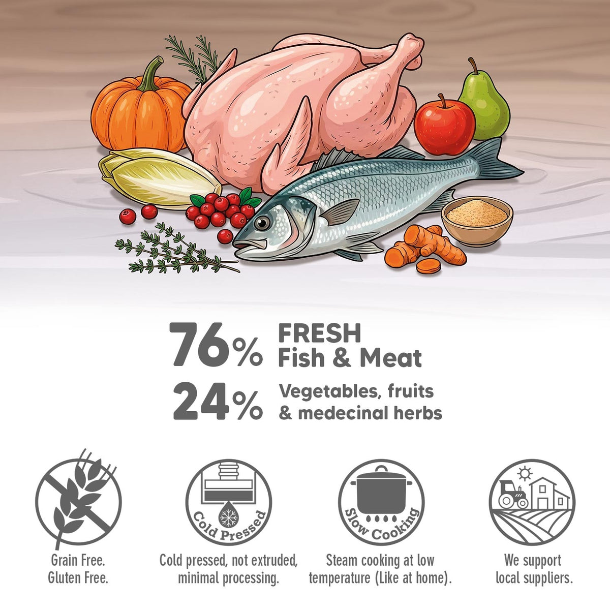 Fresh Meat Snacks - Senior & Light - Pavo y pescado blanco