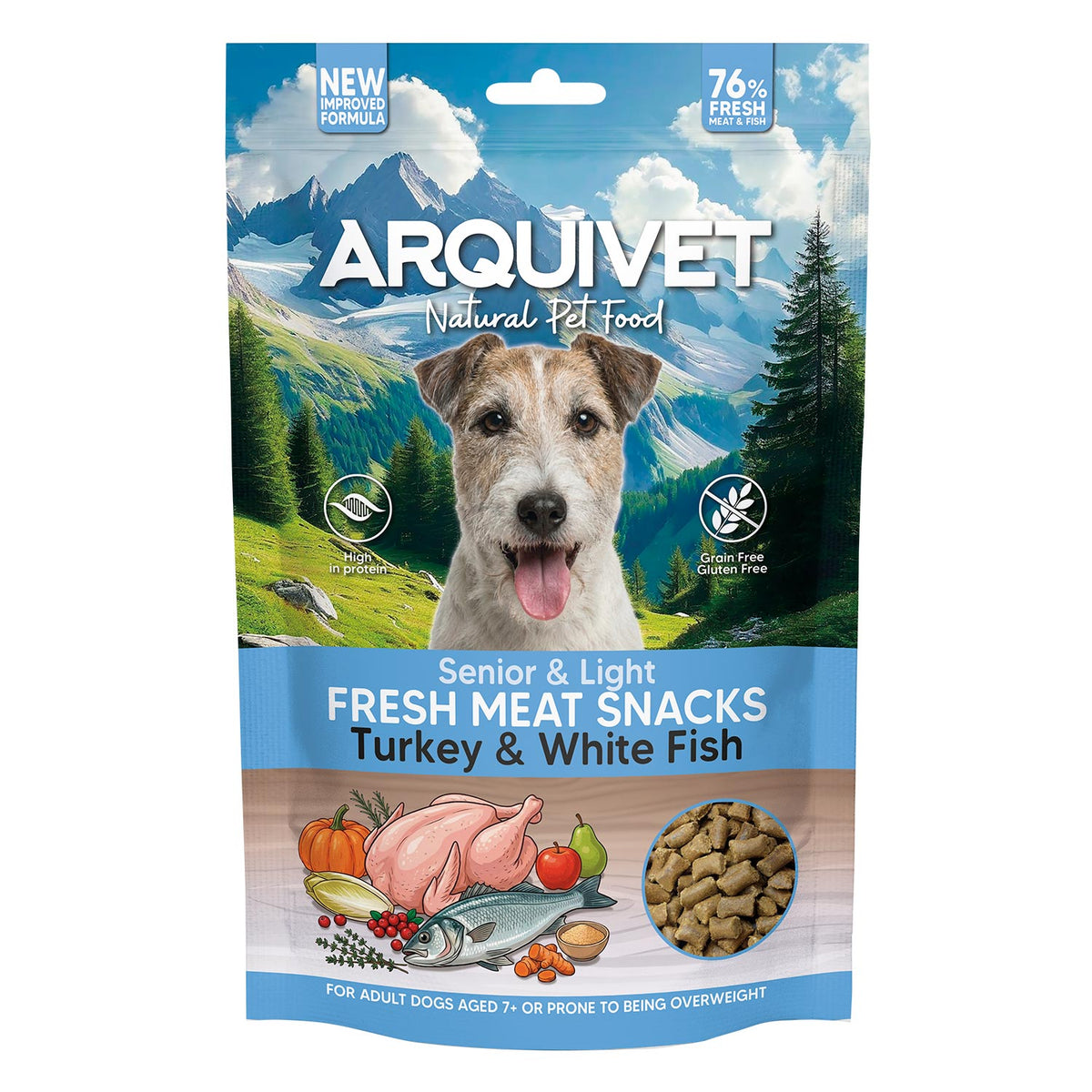 Fresh Meat Snacks - Senior & Light - Pavo y pescado blanco