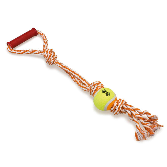 Nudo de algodón con tirador y pelota - Arquivet