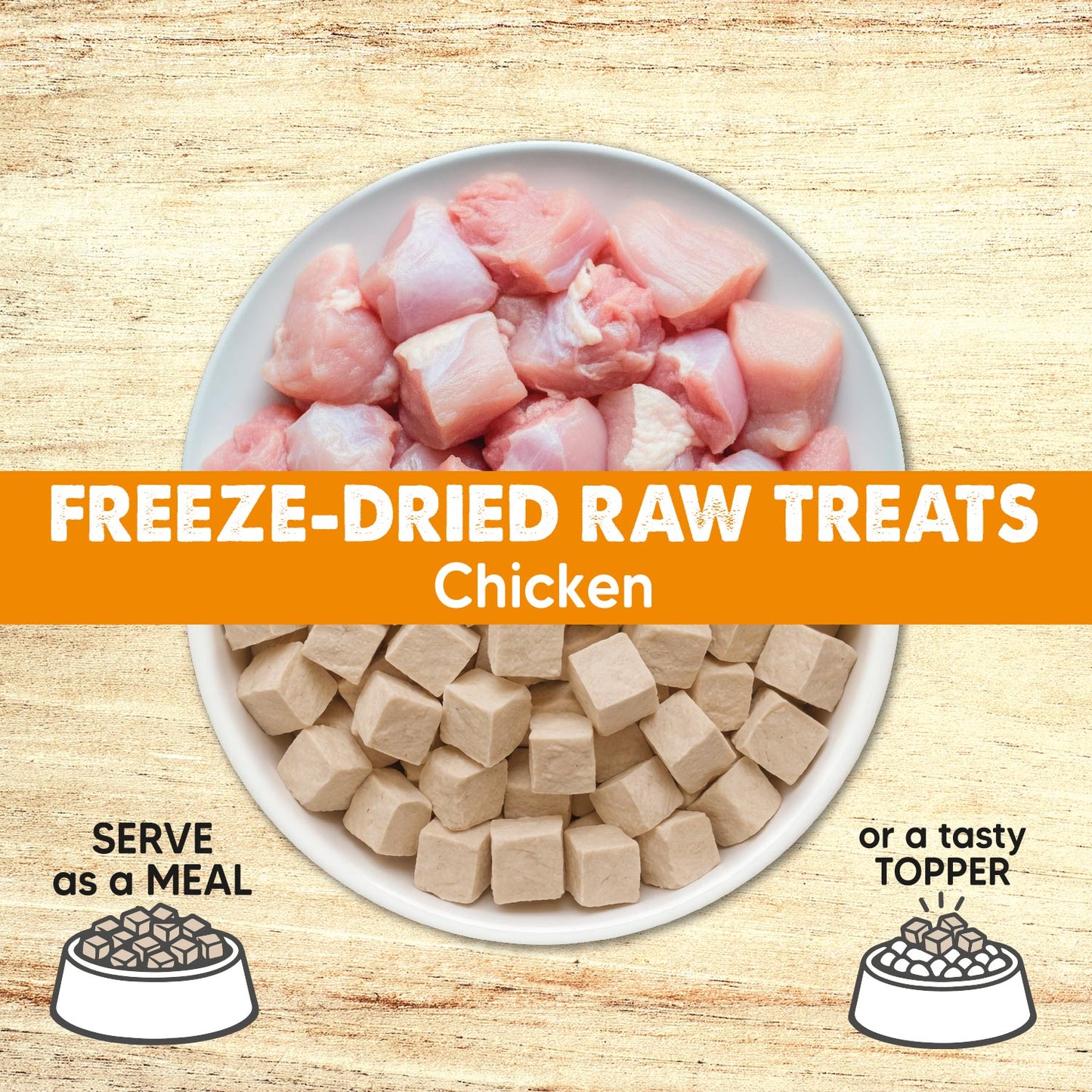 Freeze-Dried Raw Treats - Chicken Cubes