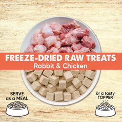 Freeze-Dried Raw Treats - Cubetti di coniglio e pollo