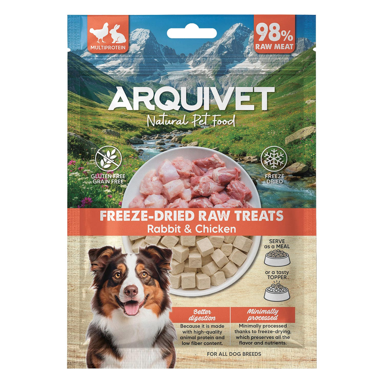 Freeze-Dried Raw Treats - Cubetti di coniglio e pollo