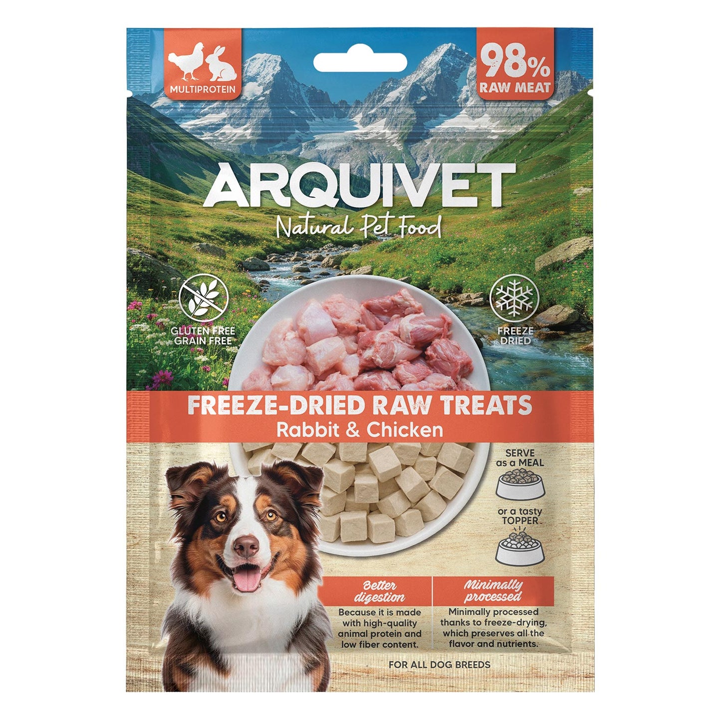Freeze-Dried Raw Treats - Cubetti di coniglio e pollo