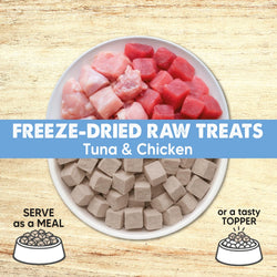 Freeze-Dried Raw Treats - Cubetti di tonno e pollo
