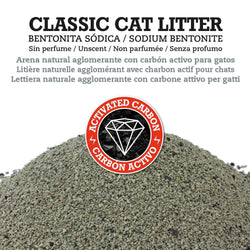 Classic Cat Litter - Bentonita con carbón activo - Arquivet