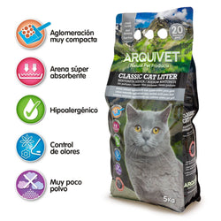 Classic Cat Litter - Bentonita con carbón activo - Arquivet
