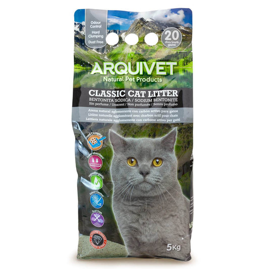 Classic Cat Litter - Bentonita con carbón activo - Arquivet