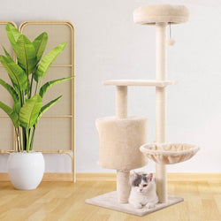 Árbol - Rascador con cama extraíble “Ice” - 45 x 40 x 117 cm - Arquivet