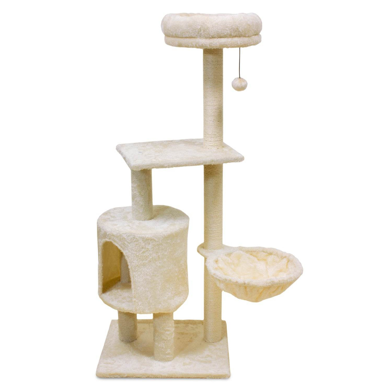 Árbol - Rascador con cama extraíble “Ice” - 45 x 40 x 117 cm - Arquivet