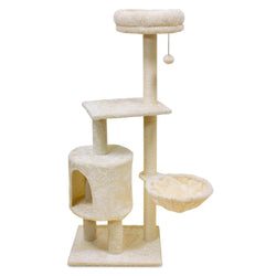 Árbol - Rascador con cama extraíble “Ice” - 45 x 40 x 117 cm - Arquivet