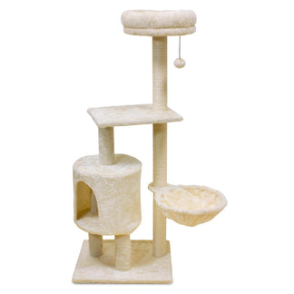 Árbol - Rascador con cama extraíble “Ice” - 45 x 40 x 117 cm - Arquivet