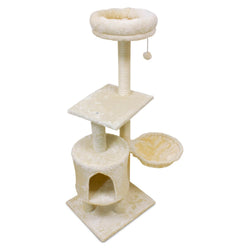 Árbol - Rascador con cama extraíble “Ice” - 45 x 40 x 117 cm - Arquivet
