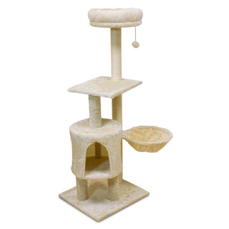 Árbol - Rascador con cama extraíble “Ice” - 45 x 40 x 117 cm - Arquivet