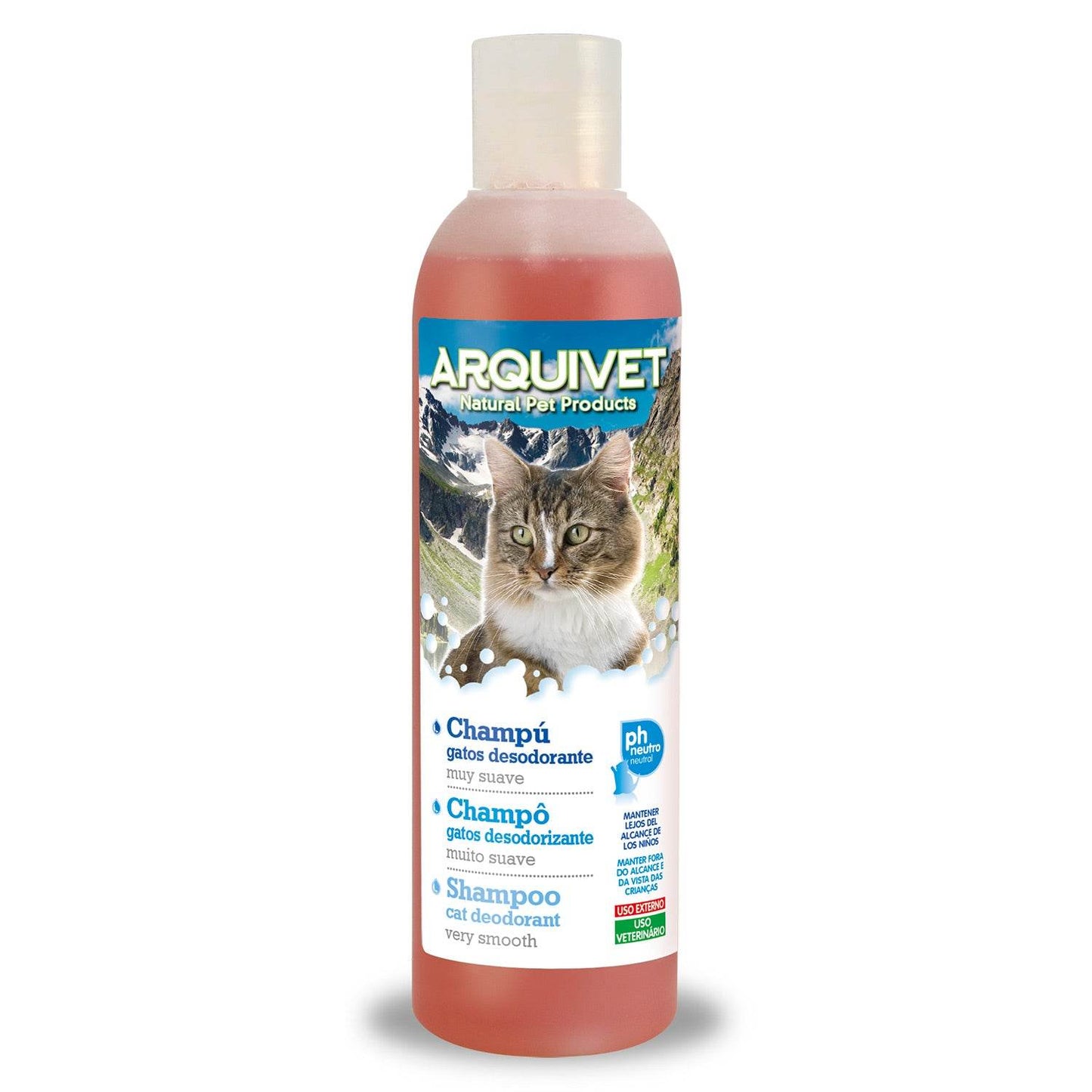 Champú suave para gatos - 250 ml - Arquivet