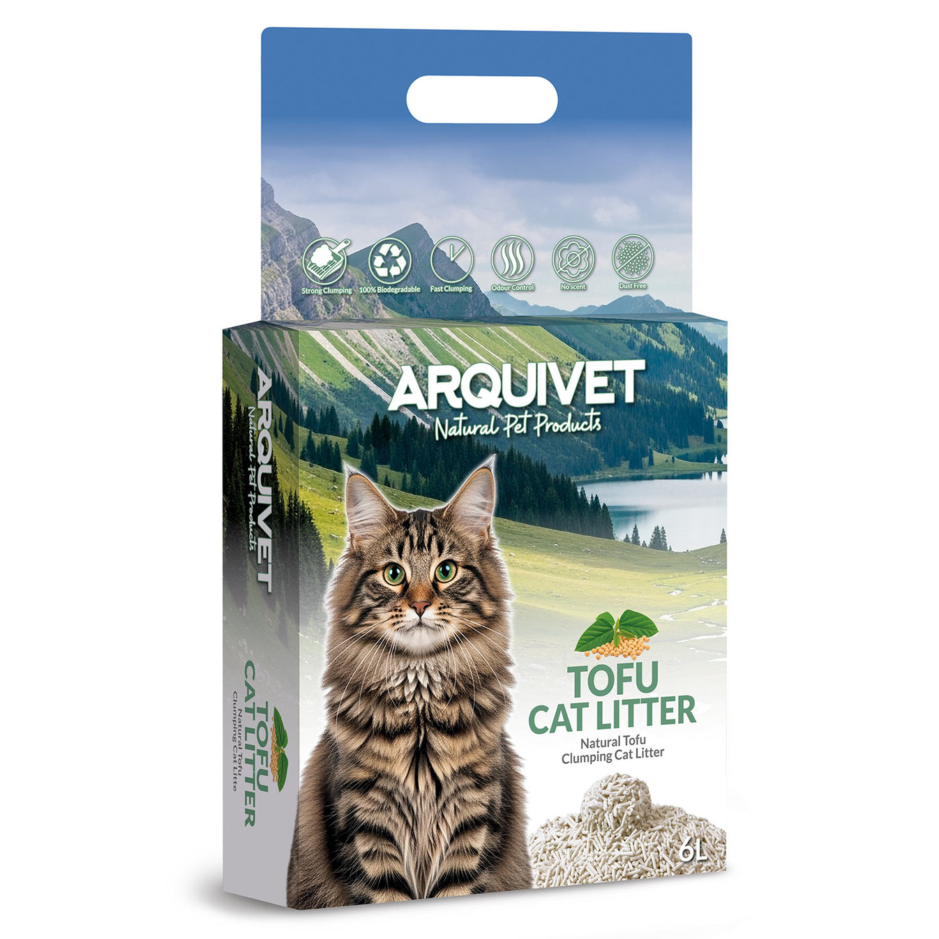 Original Tofu Cat Litter - Natural tofu clumping cat litter