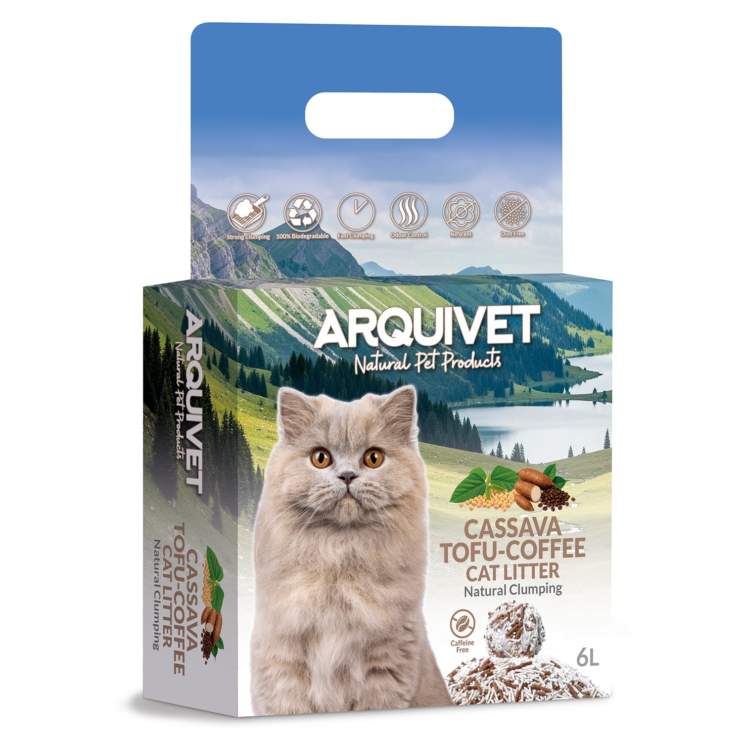 Cassava Tofu Coffee - Cat Litter - 6L
