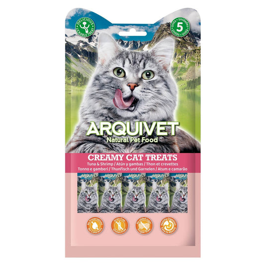 Snack cremoso de atún y gambas - Arquivet