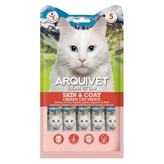 Snack cremoso de salmón y atún - SKIN & COAT - Arquivet