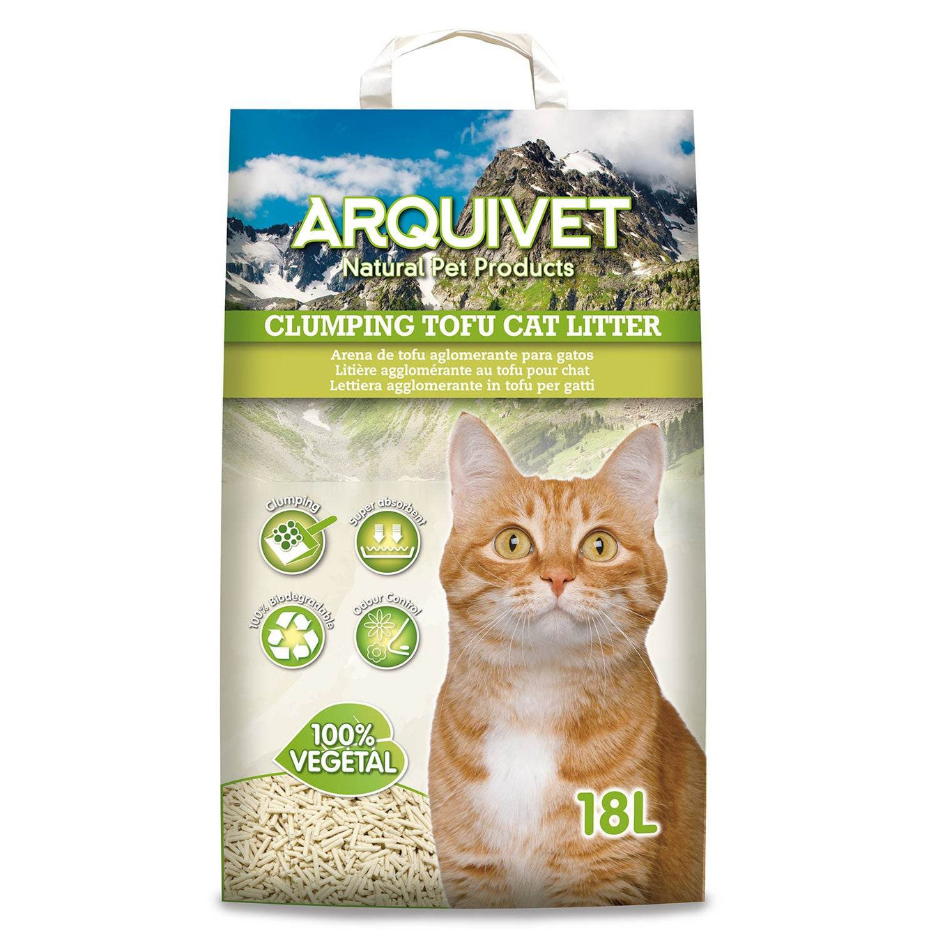 Arena aglomerante de tofu - Arquivet