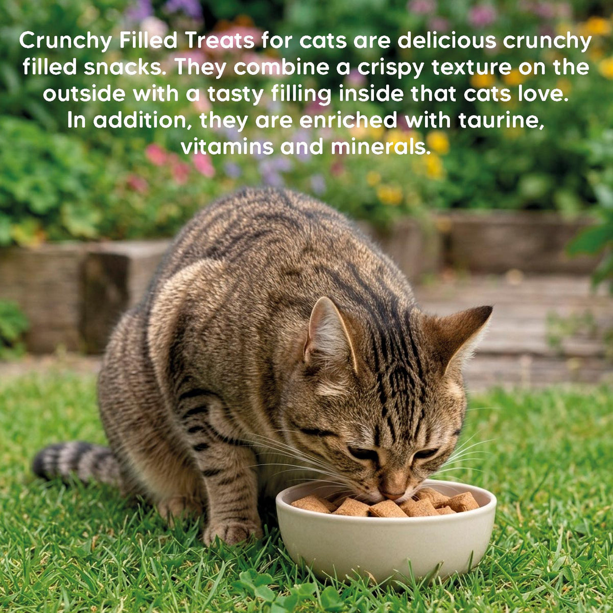 Crunchy Filled Treats de Atún - Snacks crujientes para Gato