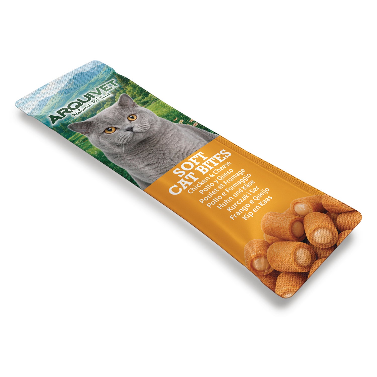 Soft Cat Bites - Pollo y Queso (3 sobres de 10 g)