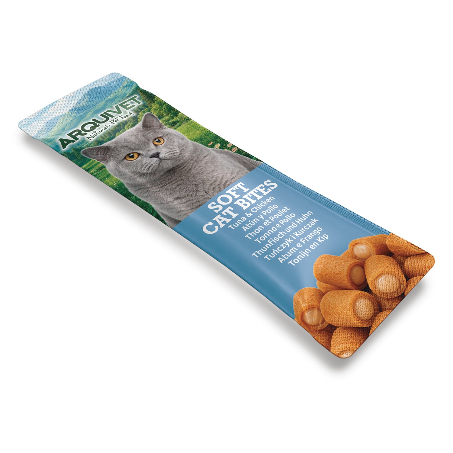 Soft Cat Bites - Atún y Pollo (3 sobres de 10 g)