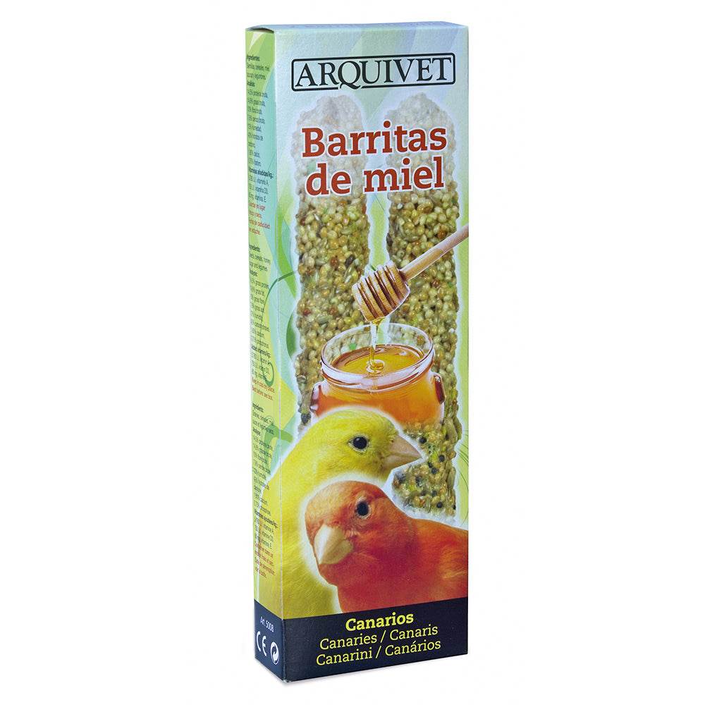 Barritas de miel para canarios 60 gr - Arquivet