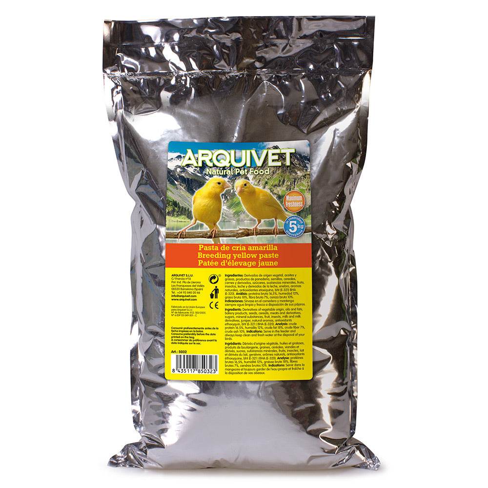 Pasta de cria amarilla - Arquivet