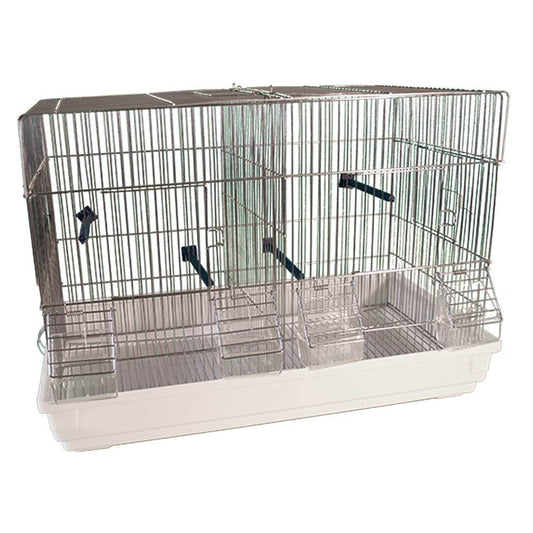 kit 2 jaulas de cria zincadas 58x32x40cm - Arquivet
