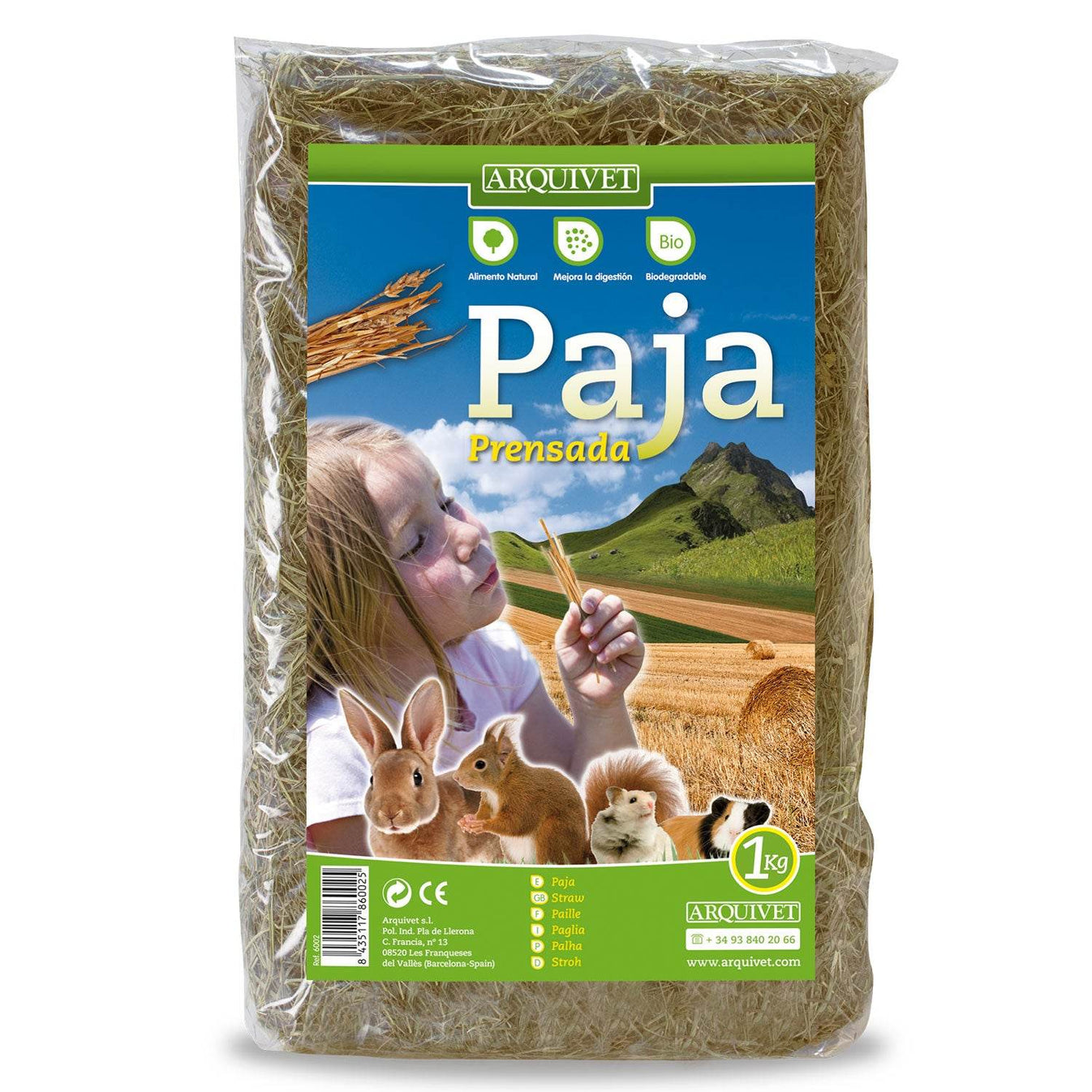 Paja prensada 1 kg - Arquivet