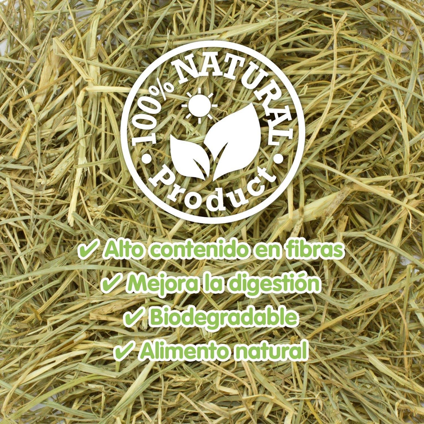 Heno prensado 1 kg - Arquivet