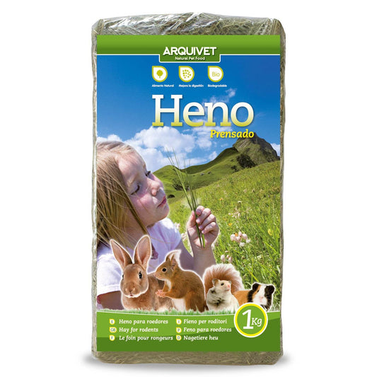 Heno prensado 1 kg - Arquivet
