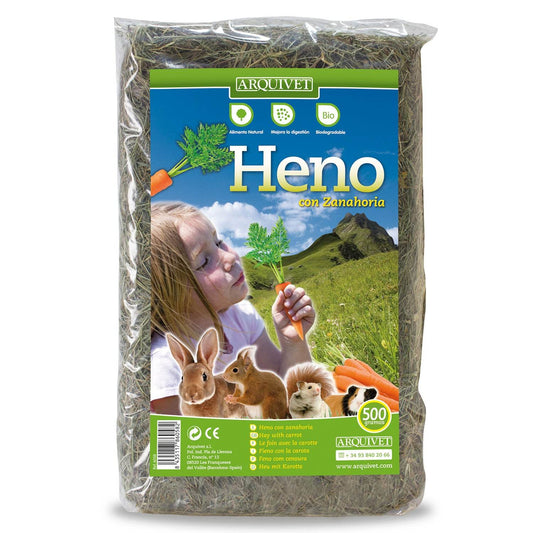 Heno con zanahoria 500 gr - Arquivet