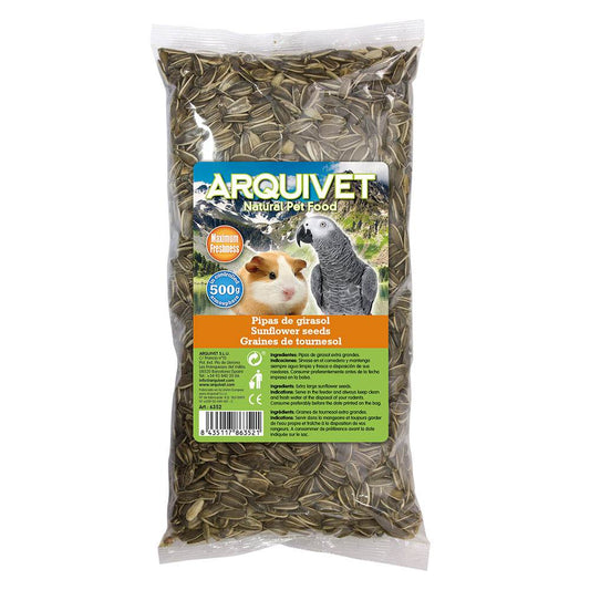 Pipas de girasol 500 gr - Arquivet