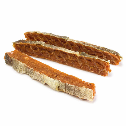 Barritas de salmón con piel - Arquivet