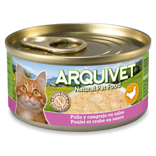Pollo en salsa con Palito de Cangrejo 80gr. - Arquivet