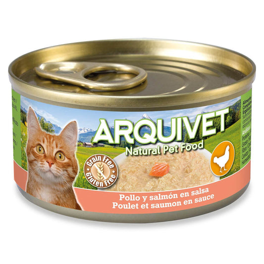 Pollo en salsa con Salmón - Arquivet