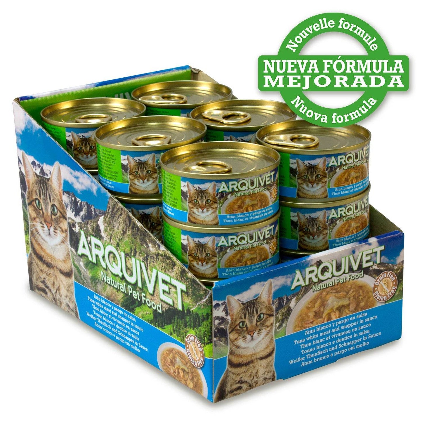 Atún Blanco en salsa con Pargo 80gr. - Arquivet