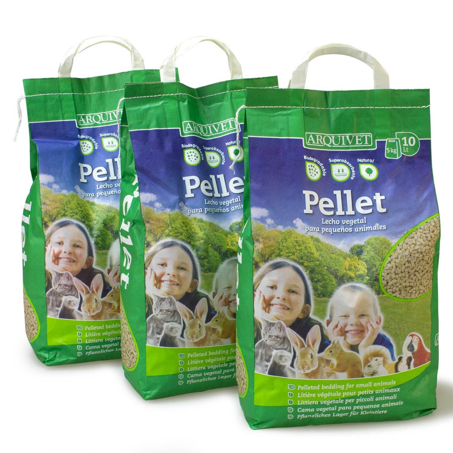 Lecho vegetal pellet - Arquivet