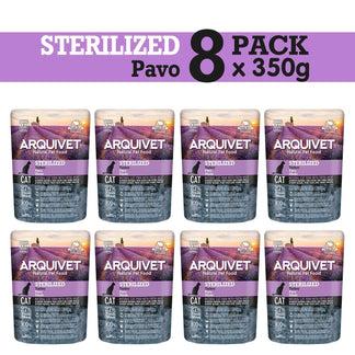 Pienso Super Premium de pavo para gatos esterilizados (Carne fresca) - Arquivet