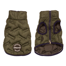 Chaleco acolchado reversible verde-gris "Terranova"