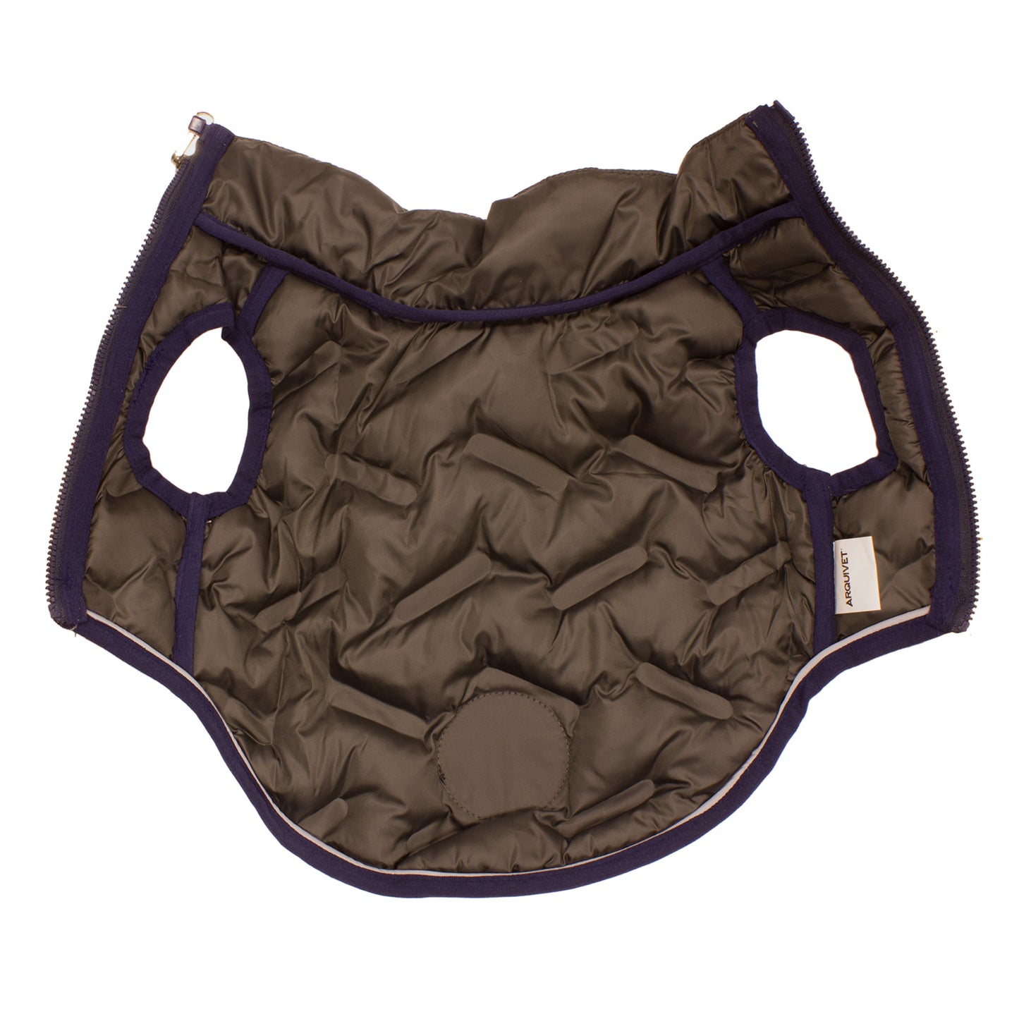 Chaleco acolchado reversible verde-gris "Terranova"