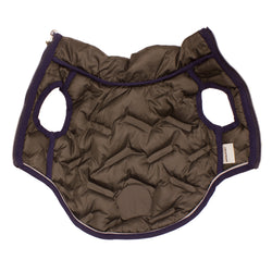 Chaleco acolchado reversible verde-gris "Terranova"
