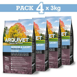 Super Premium Chicken and Rice Food for Senior Dogs (Fresh Meat) - Arquivet