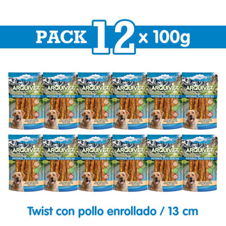 Twist con pollo enrollado - Arquivet